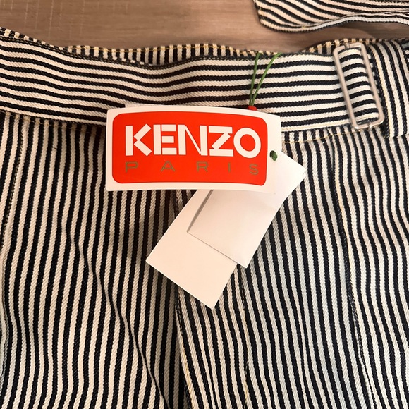 KENZO STRIPED ARMY STRAIGHT JEANS - Picture 9 of 11